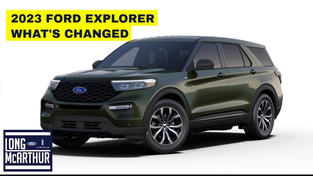 What's Changed on the 2023 FORD EXPLORER - YouTube