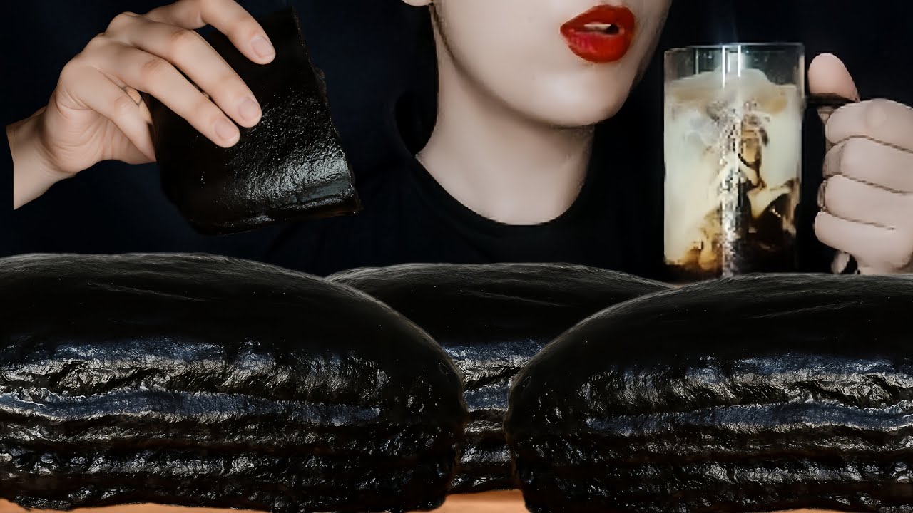 ASMR Eating Coffee, Rich Chocolate Cake Mukbang |Cake Eating Challenge |Eating Show 