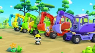 BAYI PANDA & MESIN PENGERUK HARTA KARUN | LAGU MENCARI HARTA KARUN | BABYBUS BAHASA INDONESIA