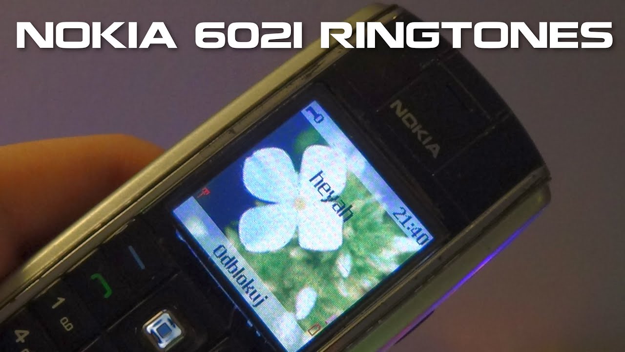 Nokia 6020 / 6021 ringtones (re-recorded)