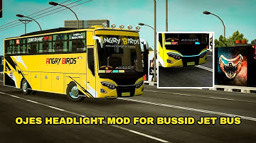 Ojes Headlight Mod for Bussid jet bus | Full Detailed Review | Release Date 💥 | A4 TECH media