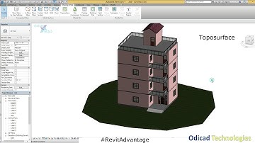 How to create massing & site in Revit Architecture