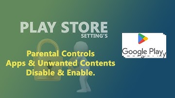 How to Enable or Disable Parental Controls on Google Play Store Settings #techbookvarun