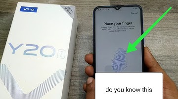How to Set Finger Print Sensor in VIVO y20i |fingerprint sensor |Vivo Y20i fingerprint sensor