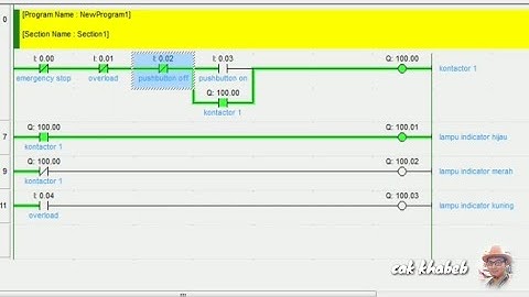 tutorial program PLC rangkaian direct online#news #tutorial #education