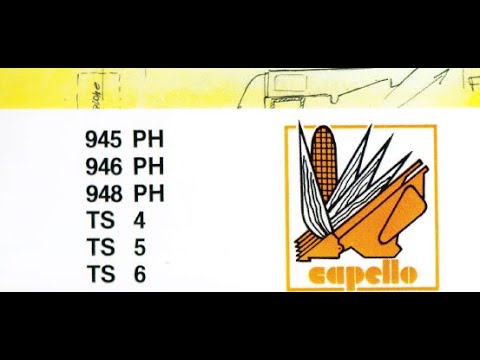 Capello 945 PH 946 PH 948 PH TS 4 TS 5 TS 6 - Parts Catalog
