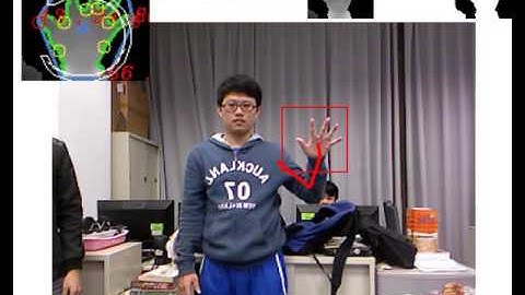 Kinect 1.8 finger numbers recognization