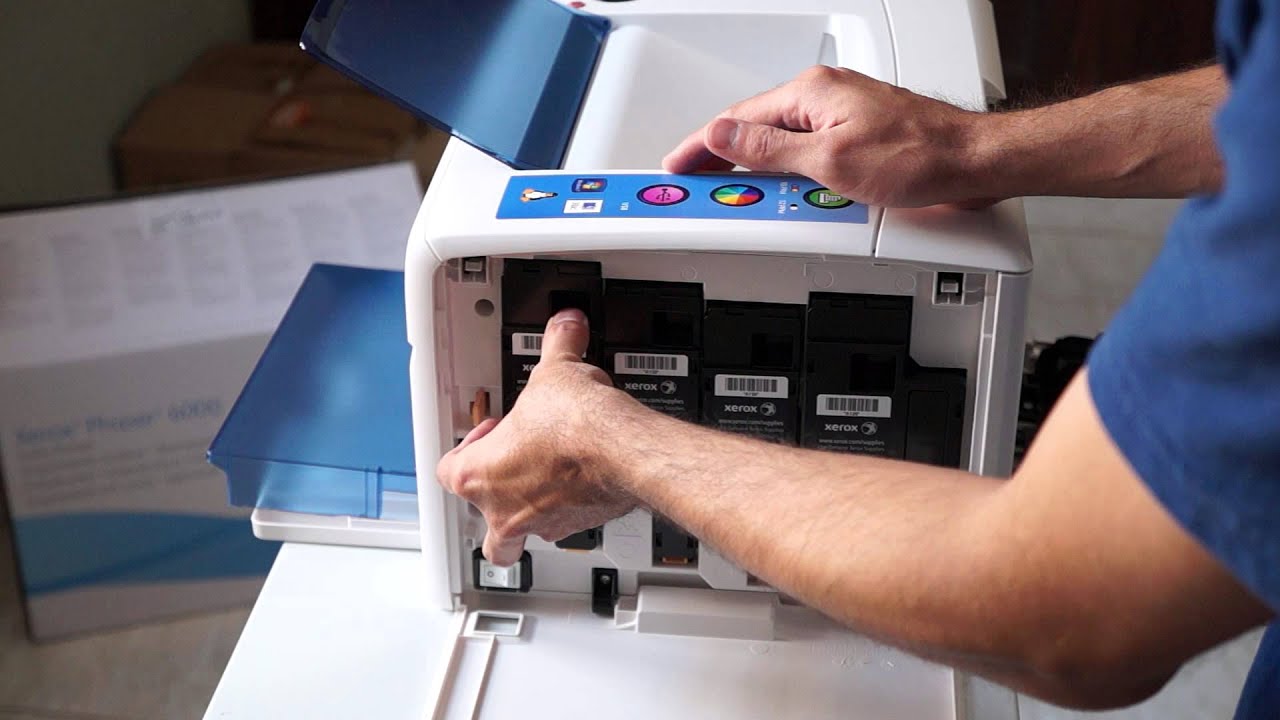 condensador Retirarse Café Unboxing Xerox Phaser 6000 - YouTube