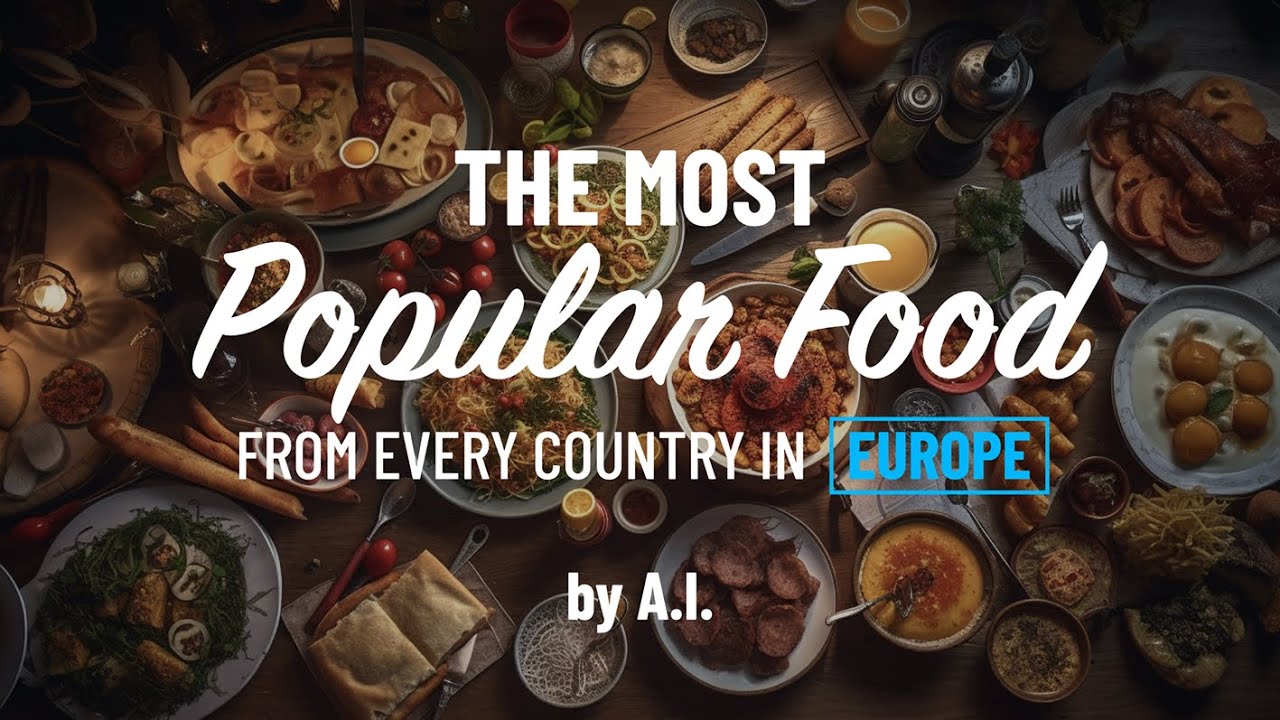Europe Food Ranking The Most Popular Food In Europe by AI - YouTube
