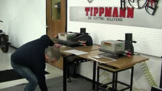 Clicker 1500 die cutting press cutting "kiss cutting" magnet material