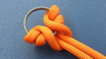 Easy Paracord keychain. Great rope trick and skills. DIY Paracord keychain quick and easy tutorial.