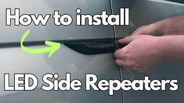 How to install Dynamic LED Side Repeaters | VW T6 Transporter