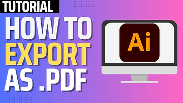 How To Export as PDF in Illustrator (Step By Step)