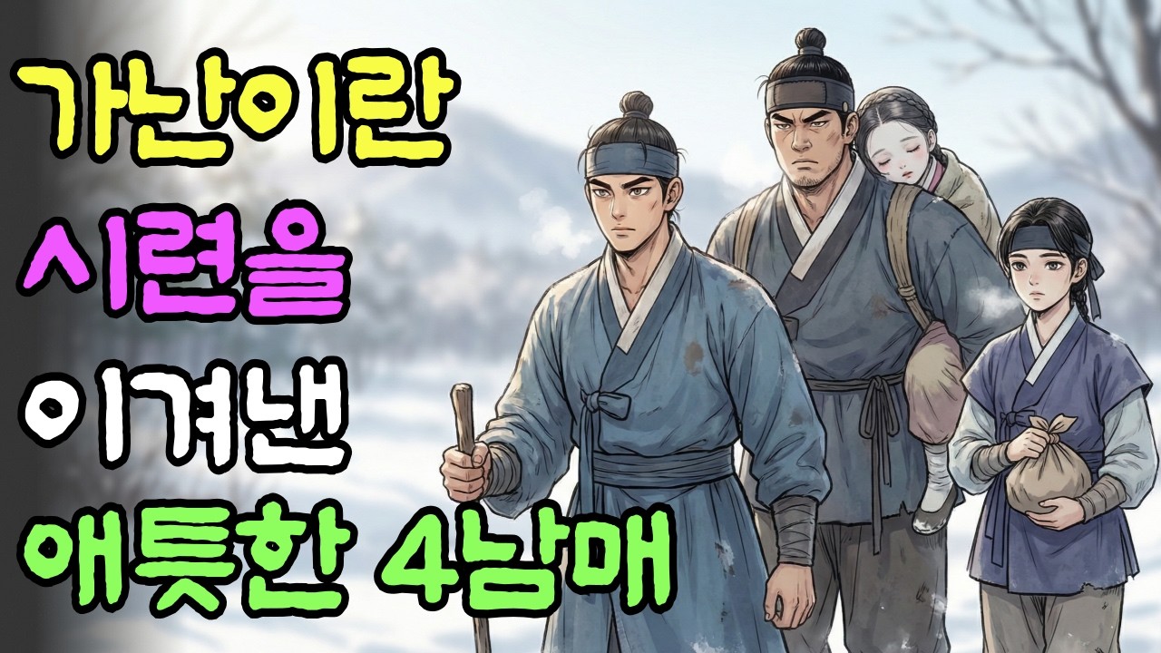 조카들 전 재산 빼앗고 내쫓은 숙부의 비참한 최후 쇳덩이도 녹인 4남매의 눈물겨운 우애 | 옛날이야기 | 야담 | 오디오북 | 수면동화 | 민담