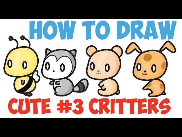 How to Draw Kawaii Animals / Characters Cute Kawaii Step by Step ...