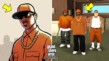 I Found the Secret Character in GTA San Andreas(Orange Gangster)