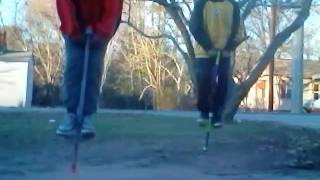 Pogo Stick Chanllege Jamius And Zay