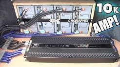 10,000 WATT AMPLIFIER Install w/ 4  15" Sundown Zv3 Subwoofer FLEX & Erics BANDA Viking 10k Car AMP 