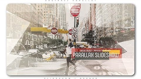 Abstract Parallax Slideshow / Opener - After Effects Template