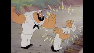 Bluto destroying Popeye (Popeye the Sailor Man - 'For Better or Nurse')