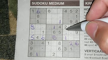 Mind your steps with this Medium Sudoku puzzle. (with a PDF file) 08-01-2019
