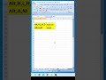 Use Shortcut Key and Find Duplicate Value and Delete