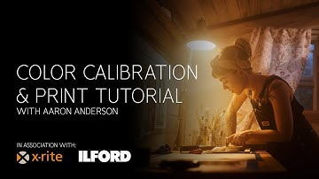 Color Calibration and Print Tutorial with Aaron Anderson