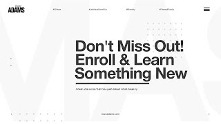 Enroll & Learn Something New!