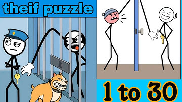 thief puzzle gameplay (level 1-30) | 2023
