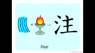 The Story of Chinese Character: 注