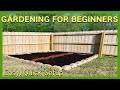 HOW TO START A GARDEN | GARDENING FOR BEGINNERS | EASY QUICK SETUP