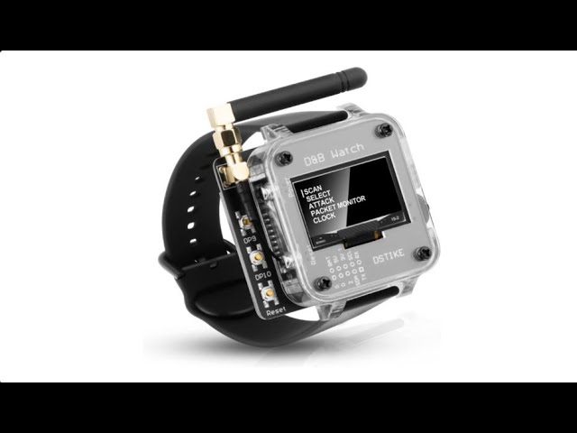 DSTIKE Deauther Watch V4S IR version from Travis Lin on Tindie