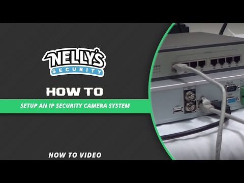 How to setup an IP Security Camera System