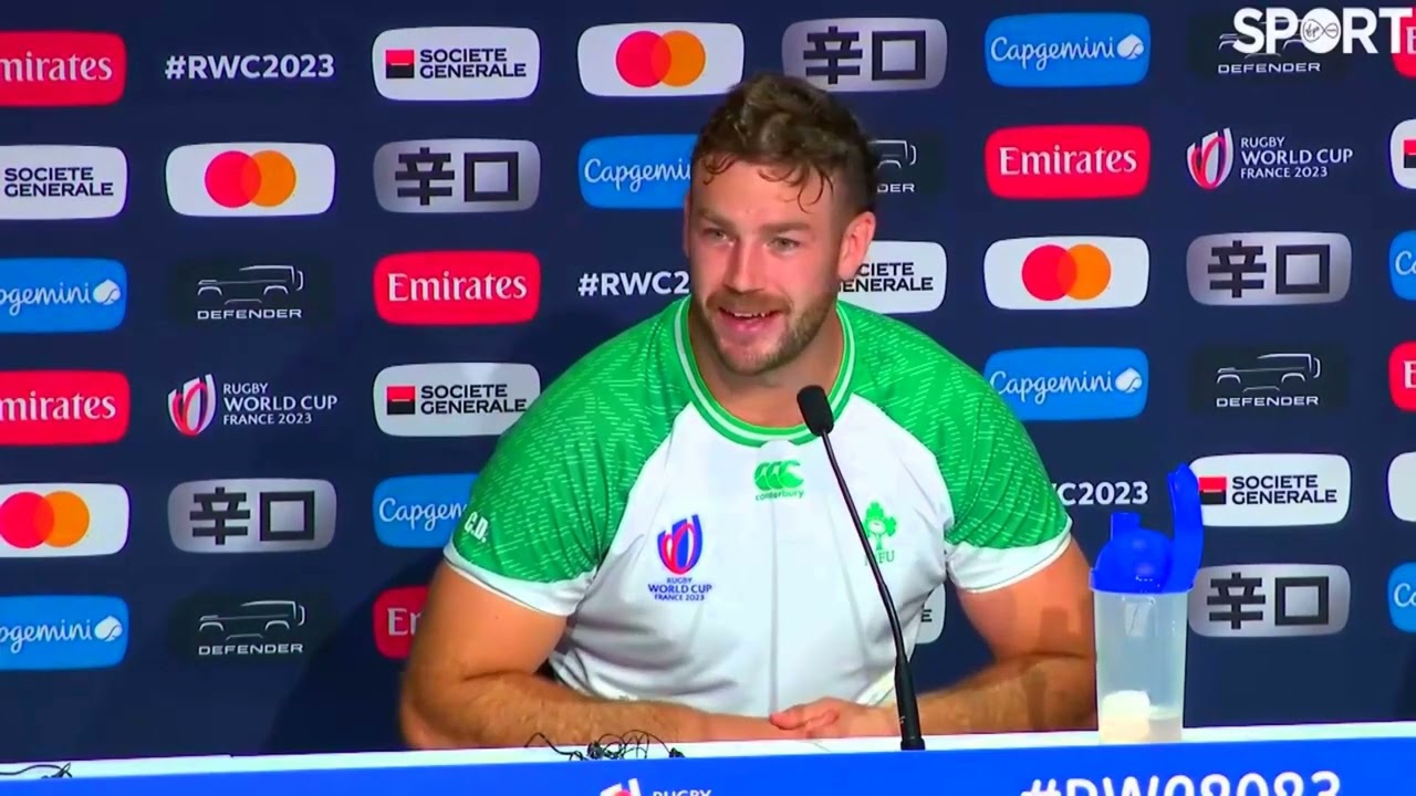 Caelan Doris Pays Homage To Johnny Sexton Before Ireland v New Zealand   2023 Rugby World Cup