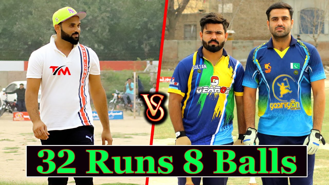 Taimoor Mirza Chase 32 Runs 8 Balls Hasan Penda VS Ahsan Chitta ...