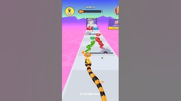 Snake Run Race: Speed, Strategy, And Survival! Level 71 🐍😅 #trending #shorts #gaming