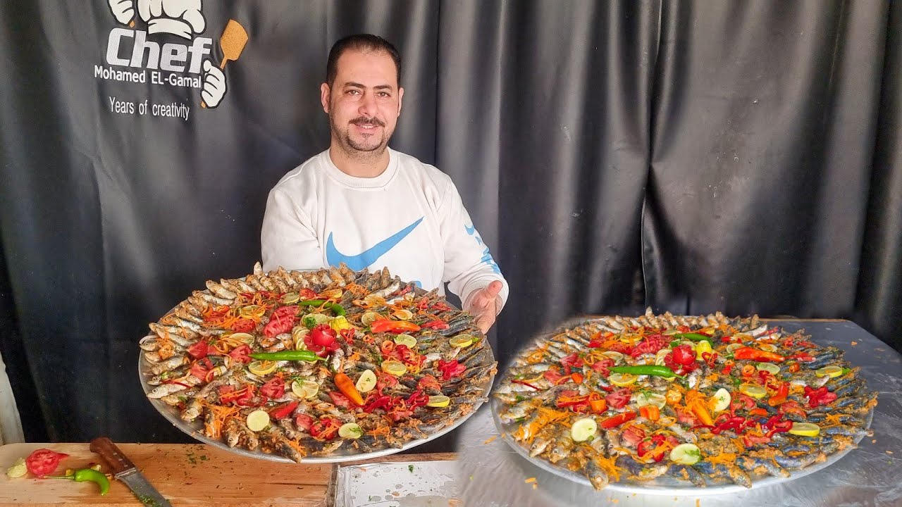 ولله العيد ميحلي غير بيها❗️أحلي صينيه سردين بلدي في الفرن هتعمليها في دقائق وبجد هتدعيلي👌