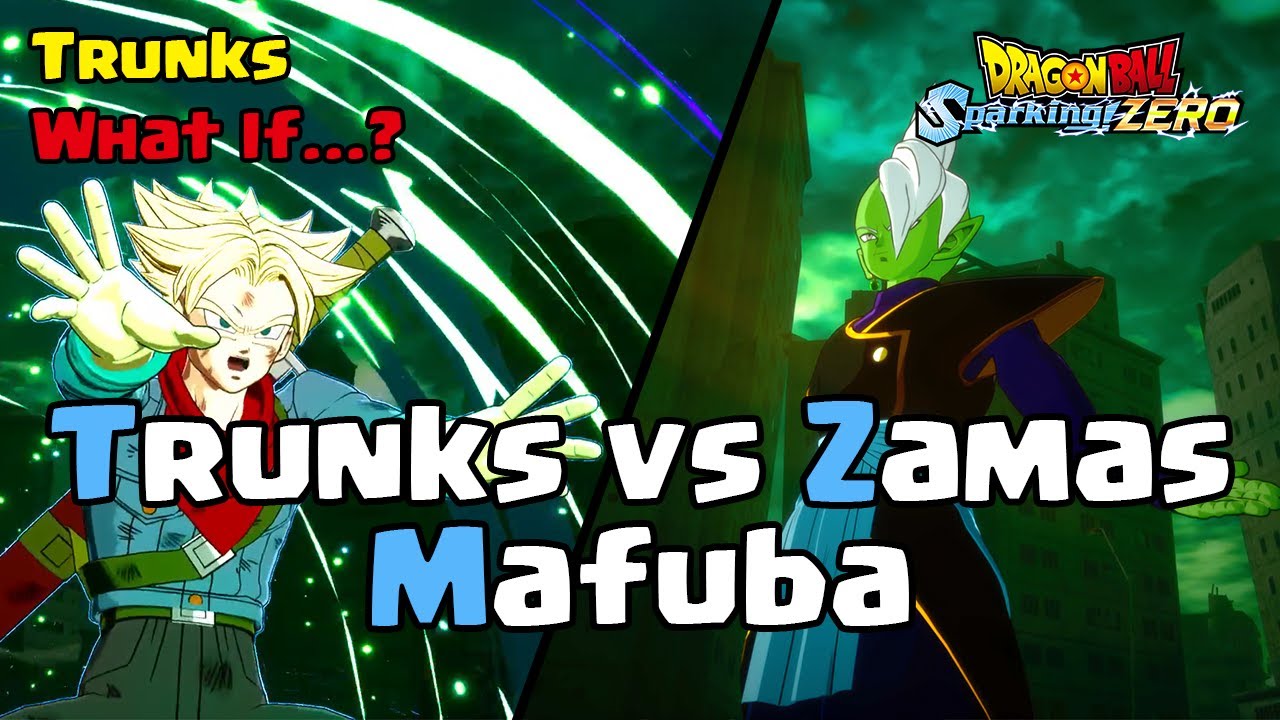 Trunks Using Mafuba Trunks Derrota A Zamas Con El Mafuba | Dragon Ball Sparking Zero - YouTube