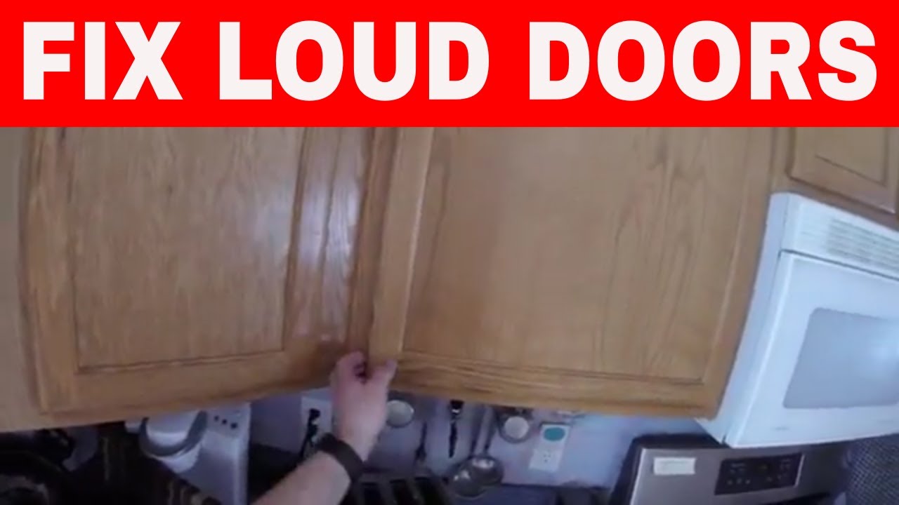 How to stop kitchen rattle when they close YouTube