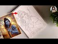 Shree ram drawing tutorial || Ram Navami Drawing || Lord Ram Drawing Step by Step 🚩