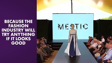 These designer clothes were made from cow poop