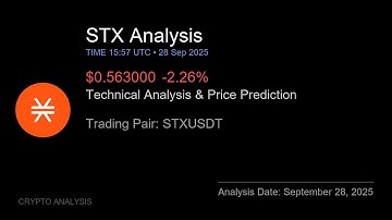 STX (STXUSDT) Technical Analysis - Price Prediction & Buy or Sell September 28, 2025