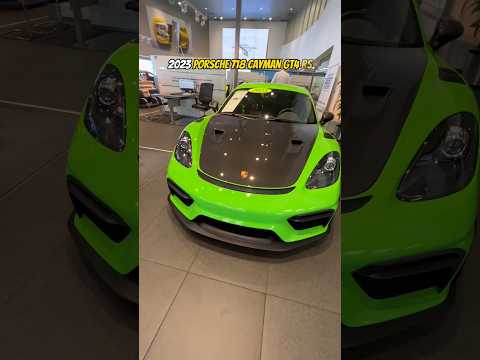 Highly Optioned Weissach Package Porsche 718 Cayman GT4 RS