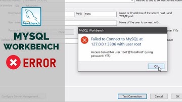 ERROR ] Access denied for user 