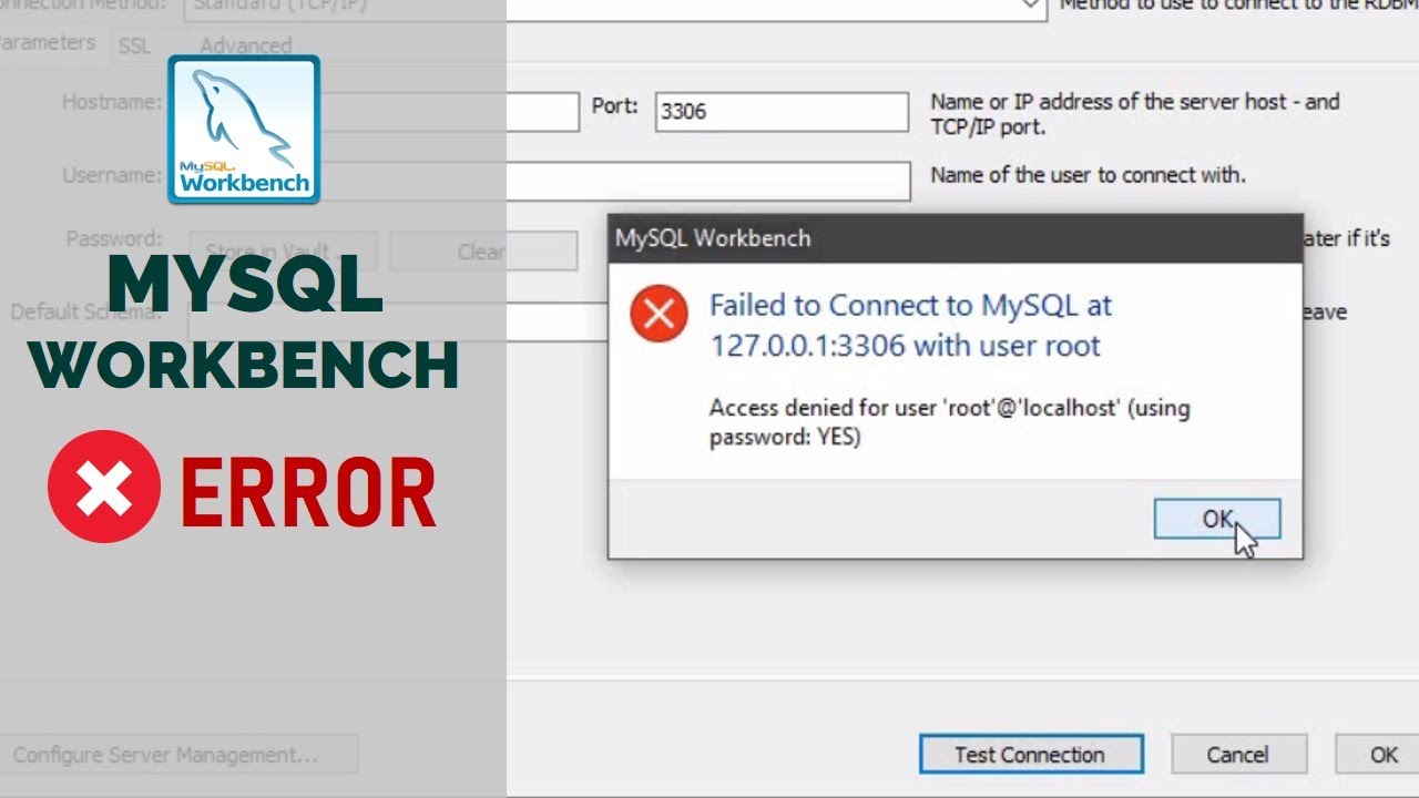 Error ] Access Denied For User 'Root'@'Localhost' (Using Password:... | Mysql Workbench Error Solved