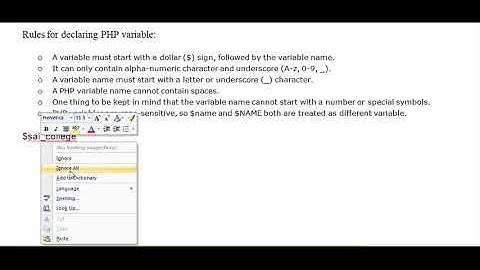WEbTech Unit 4- Topic 006 PHP Variables