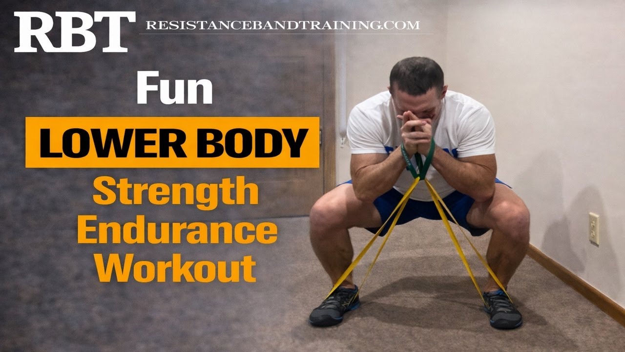 Fun Lower Body Band Strength Endurance Workout
