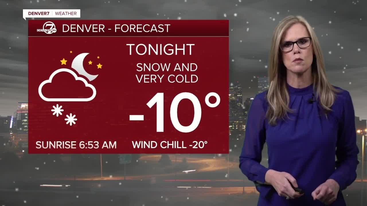 Dangerously cold tonight, snow continues - YouTube