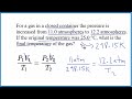 Gas Laws and Temperature Relationships