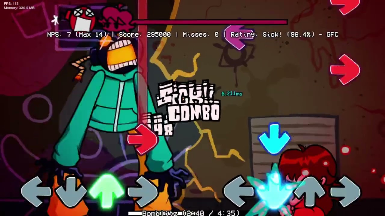 FNF Bomblitz But GF sing it (FNF COVER)